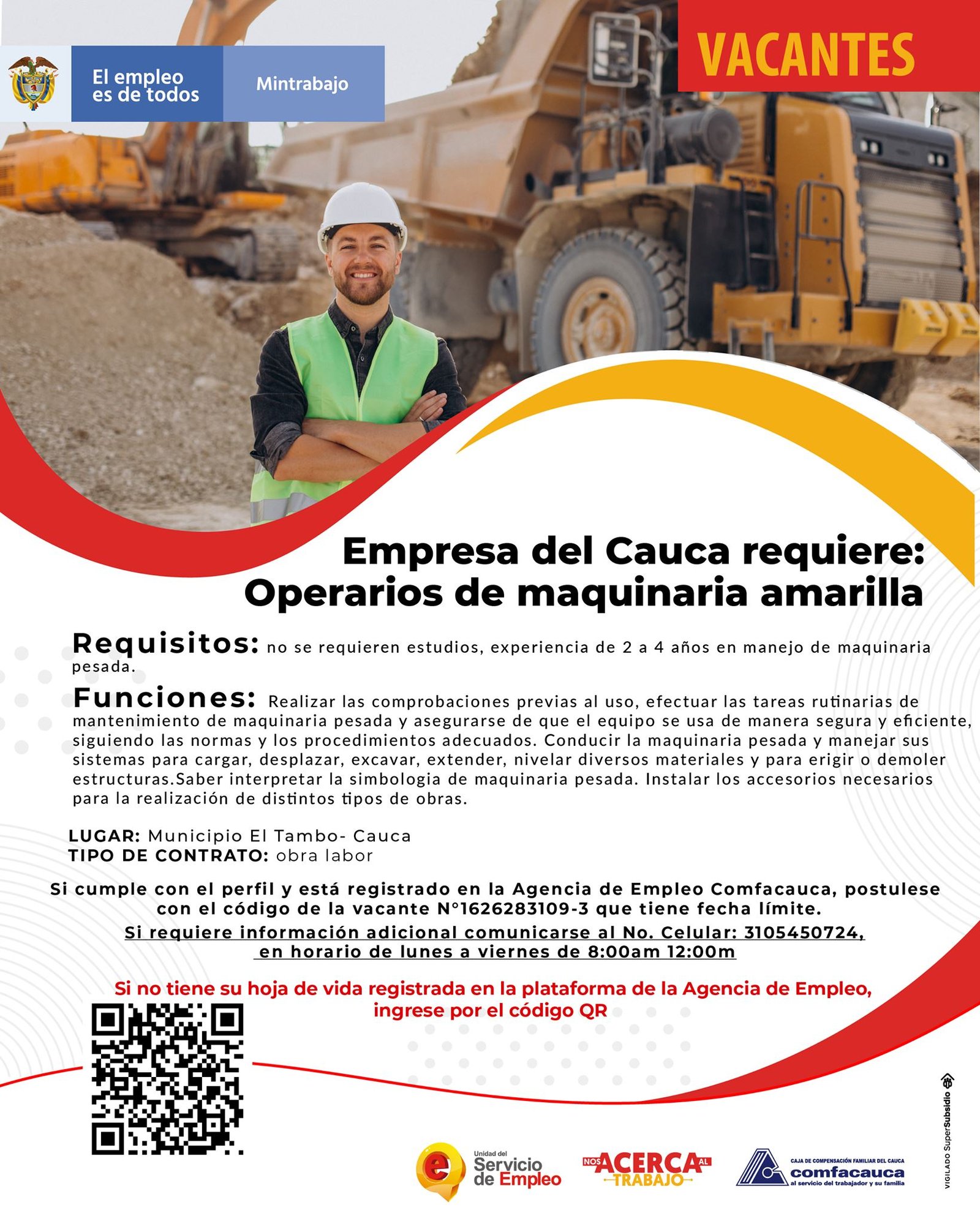 Vacantes comfacauca Octubre 222