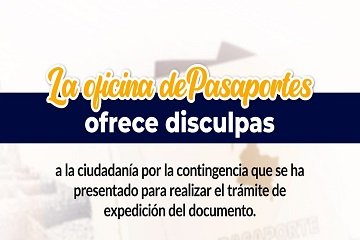 Variaciones en el servicio de trámites para expedición de pasaportes durante los días jueves 10 y viernes 11 de marzo