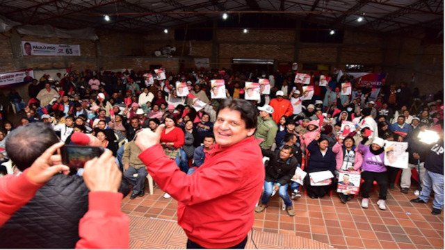 Víctor Ramírez se comprometió en el oriente del Cauca a fortalecer el sector agropecuario