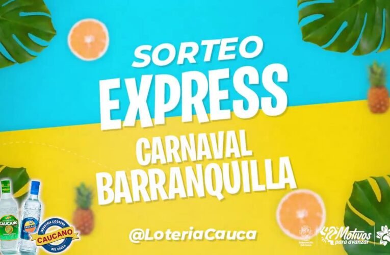 Vuelve el #SorteoExpress de tu Lotería Del Cauca