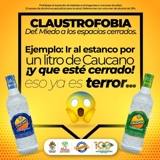 claustrofobia - industria licorera del cauca-