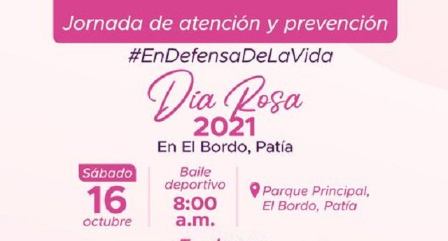 dia rosa en el bordo patia