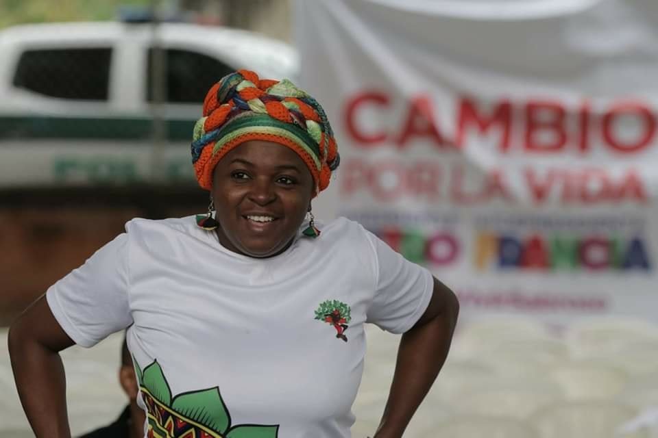 el acto de entrega de mandato popular a la Vicepresidenta de la República, Francia Márquez13