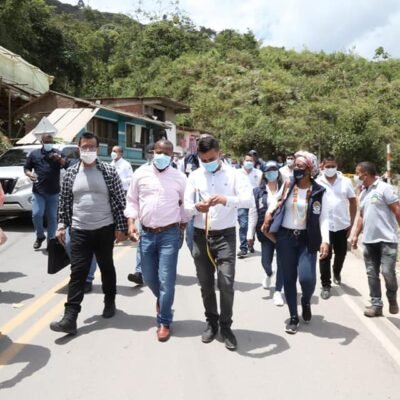 inauguramos la vía Florencia, límites con San Pablo, Nariño2