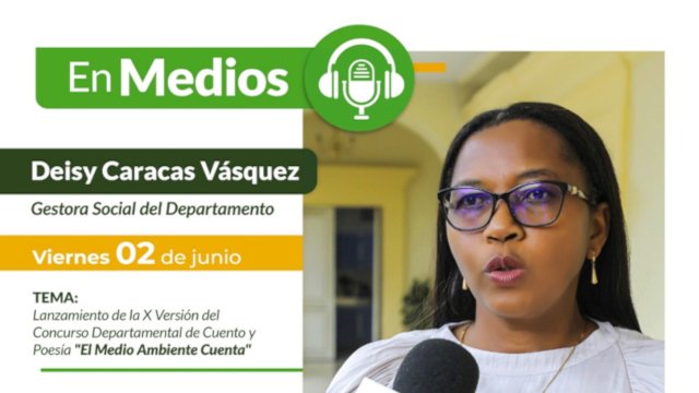 Invitación: lanzamiento de la X Versión del Concurso Departamental de Cuento y Poesía