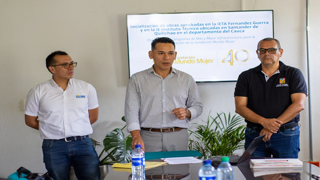 Con paso firme, le apostamos a una educación con mejores espacios