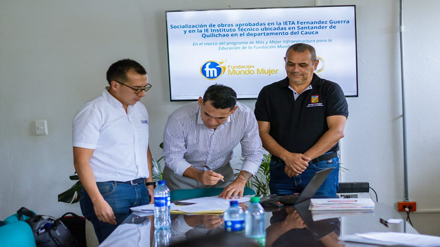 Con paso firme, le apostamos a una educación con mejores espacios