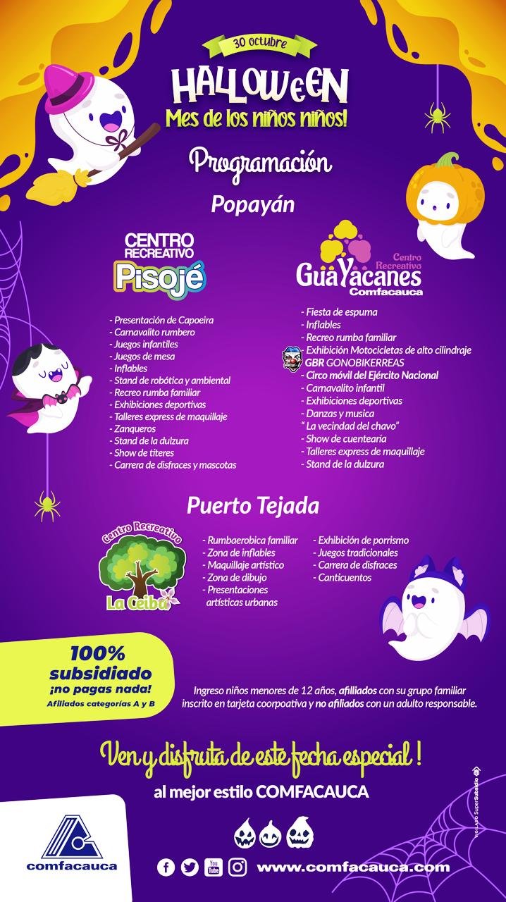 mes de los niños comfacauca