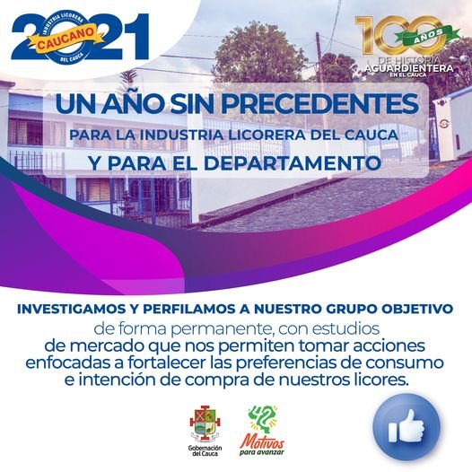 un año sin precedentes para la industria licorera del cauca