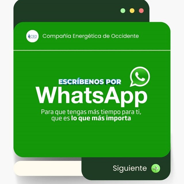 ¡Atención al cliente más rápida! CEO te atiende por WhatsApp