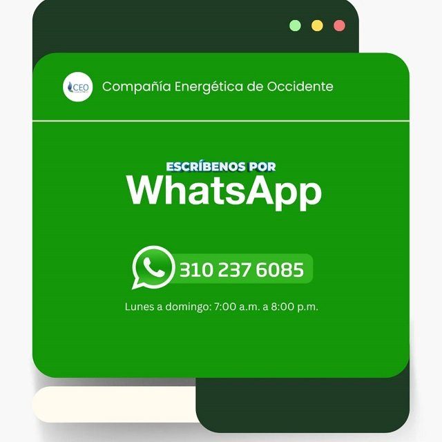 ¡Atención al cliente más rápida! CEO te atiende por WhatsApp