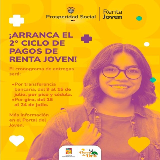 ¡Atención jóvenes! Inicia el segundo ciclo de pagos del programa Renta Joven en Quilichao
