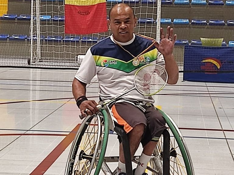 ¡El deporte caucano avanza, Gregorio Ángulo logró medalla de oro en Parabadminton!