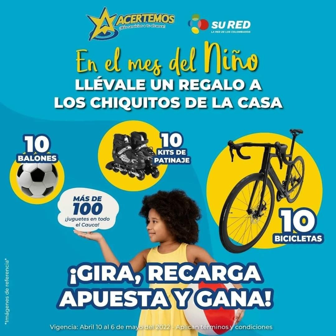 ¡En @acertemos celebramos contigo el mes del niño!