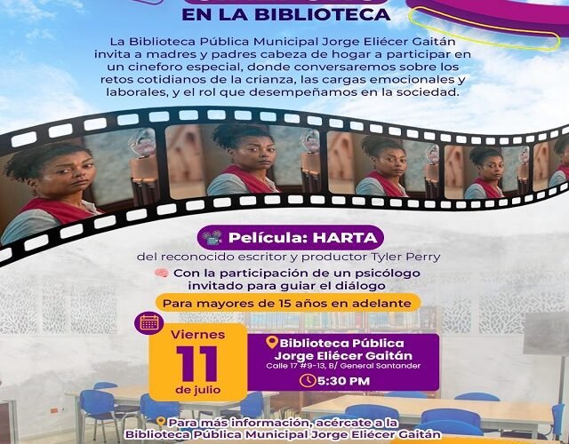 ¡Espacio para padres y madres! Cineforo especial sobre crianza y bienestar emocional en la Biblioteca de Quilichao