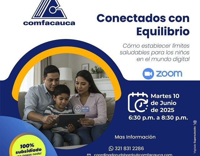 💻👧🏽 ¡Equilibrio Digital en Familia! Curso GRATIS: Conectados con Equilibrio 💖👨‍👩‍👦