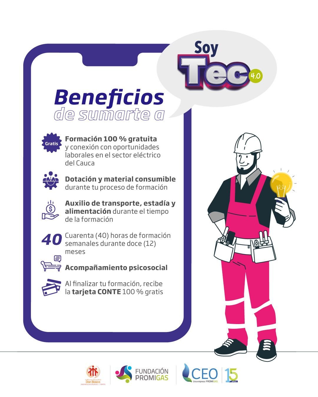 ¡Formación gratuita para jóvenes que quieren un futuro con energía! - CEO