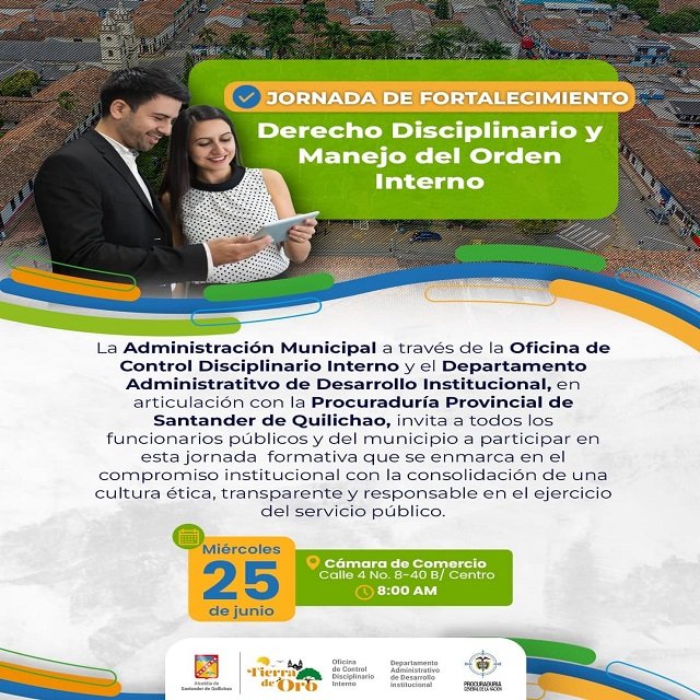 ¡Funcionarios comprometidos con la ética! Jornada de fortalecimiento en derecho disciplinario