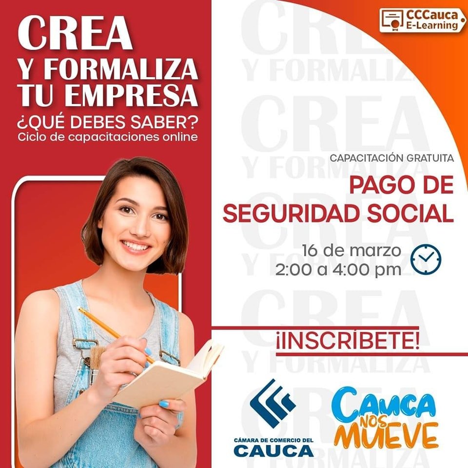 ¡Haz parte de nuestro ciclo de capacitaciones gratuitas! - Cámara de Comercio del Cauca