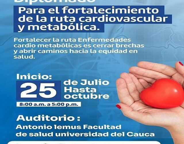 ¡Inscríbete! Diplomado gratuito sobre Enfermedades Crónicas para profesionales de la salud en el Cauca