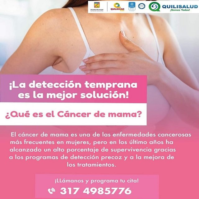 ¡La detección temprana es la mejor solución!-