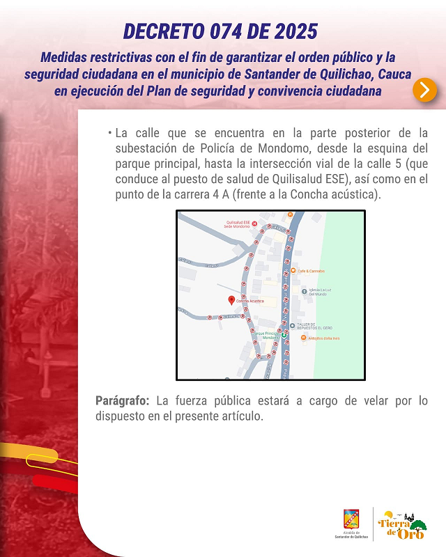 ¡Atención Quilichao! Restricciones de movilidad y parqueo en el centro de la ciudad