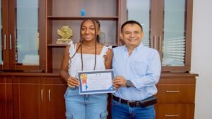 ¡Orgullo quilichagüeño! Alcalde de Santander de Quilichao exalta a la campeona de tenis Juliana Castillo