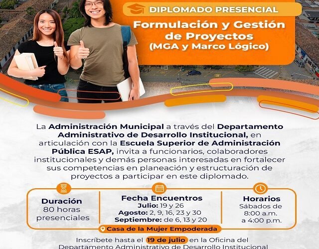 ¡Potencia tu perfil profesional! Alcaldía de Quilichao y ESAP ofrecen diplomado en formulación de proyectos