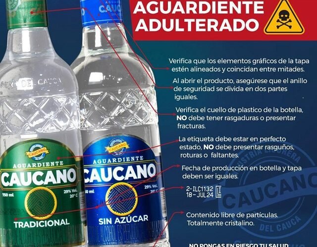 ¡Protege tu salud! La alerta sobre el aguardiente adulterado que debes conocer