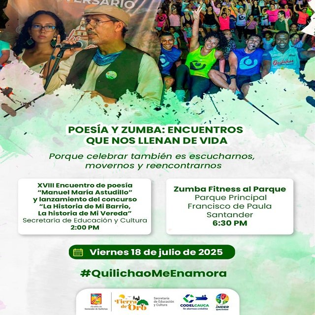 ¡Quilichao de fiesta! El municipio celebra por lo alto sus 270 años con una gran agenda cultural