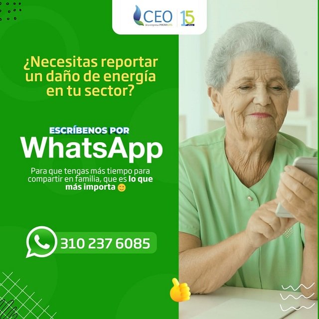 ¡Sin luz! Reporta tu falla de energía de manera fácil y rápida por WhatsApp