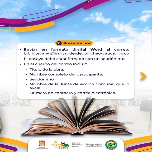 ¡Tu historia merece ser contada! Participa en el Concurso de Ensayo Histórico de Quilichao