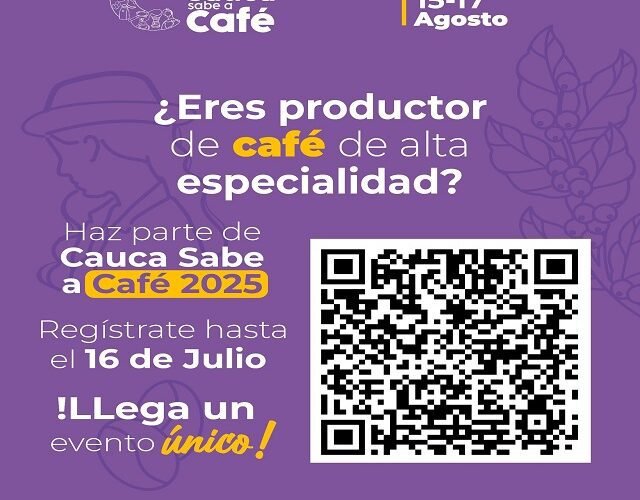 ¡Última oportunidad! El Cauca te espera en la feria mundial de café