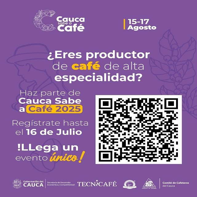 ¡Última oportunidad! El Cauca te espera en la feria mundial de café